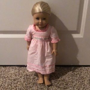 American girl doll named Caroline.